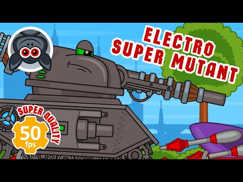Electro Super Mutant. "Tanks of the Future". Tank animation