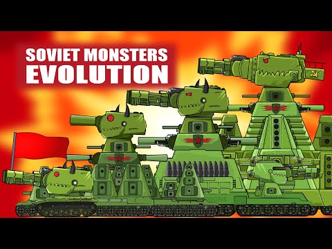 "Tank Evolution – From KV Mini to KV99" Cartoons about tanks