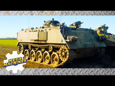 Mega Machines | Army Tank | Vehicles For Children | Learning Cars, Trucks, Excavators | ⚙️