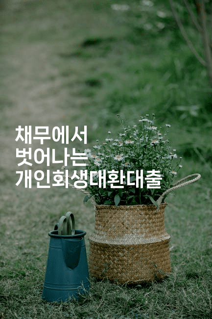 채무에서 벗어나는 개인회생대환대출-웨폰뱅크